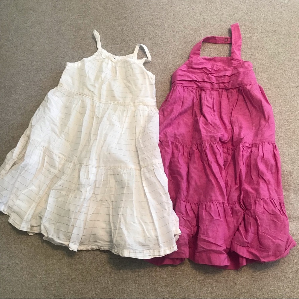 Girl  summer light dresses size 4 and size 5 fits 4 year old both old navy